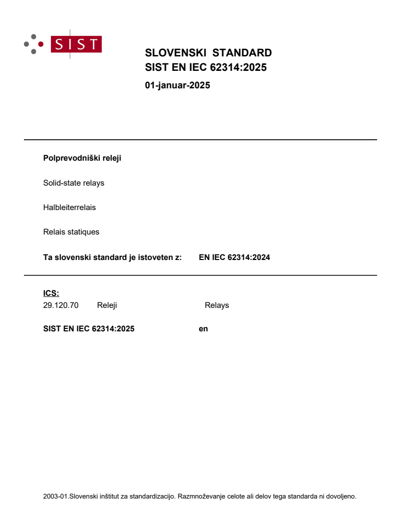 EN IEC 62314:2025