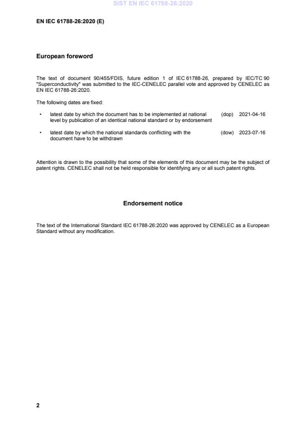 SIST EN IEC 61788-26:2020 SIST EN IEC 61788-26:2020 - Page 4 preview