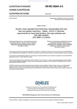 SIST EN IEC 62841-2-3:2021 SIST EN IEC 62841-2-3:2021 - Page 3 preview