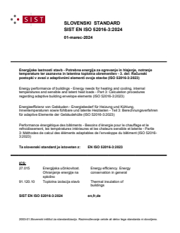 SIST EN ISO 52016-3:2024 - Page 1 preview