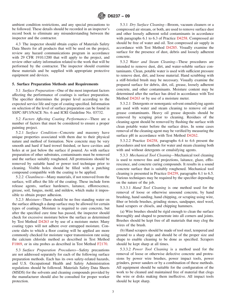 ASTM D6237-09 - Standard Guide for Painting Inspectors (Concrete and Masonry Substrates)