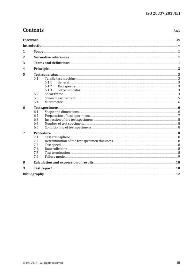 ISO 20337:2018 - Fibre-reinforced plastic composites — Shear test method using a shear frame for the determination of the in-plane shear stress/shear strain response and shear modulus
Released:11/21/2018