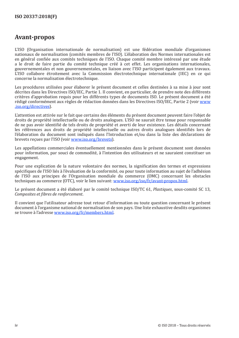 ISO 20337:2018 ISO 20337:2018 - Composites plastiques renforcés de fibres — Méthode d'essai de cisaillement à l'aide d'un châssis de cisaillement pour la détermination de la contrainte de cisaillement /déformation au cisaillement dans le plan et du module de cisaillement
Released:10/23/2019 - Page 4 preview