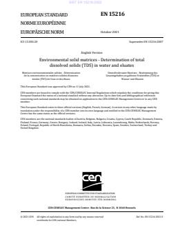 EN 15216:2022 - Page 3 preview