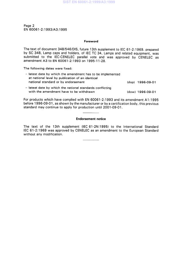 EN 60061-2:1993/A3:1995 EN 60061-2:1999/A3:1999 - Page 4 preview