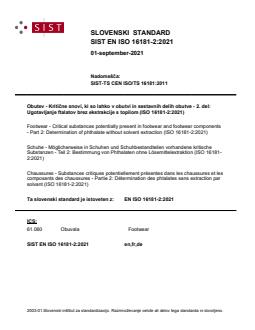 EN ISO 16181-2:2021 EN ISO 16181-2:2021 - Page 1 preview