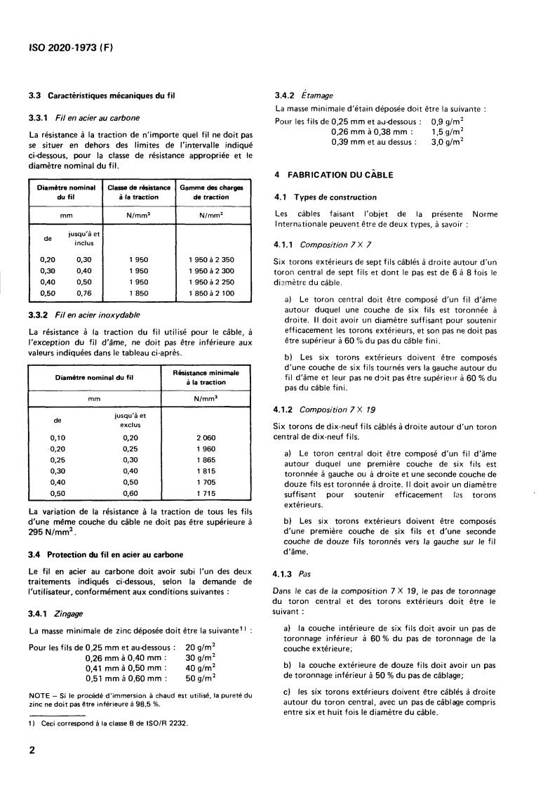 ISO 2020:1973 ISO 2020:1973 - Flexible steel wire rope for aircraft controls — Technical specification
Released:2/1/1973 - Page 4 preview