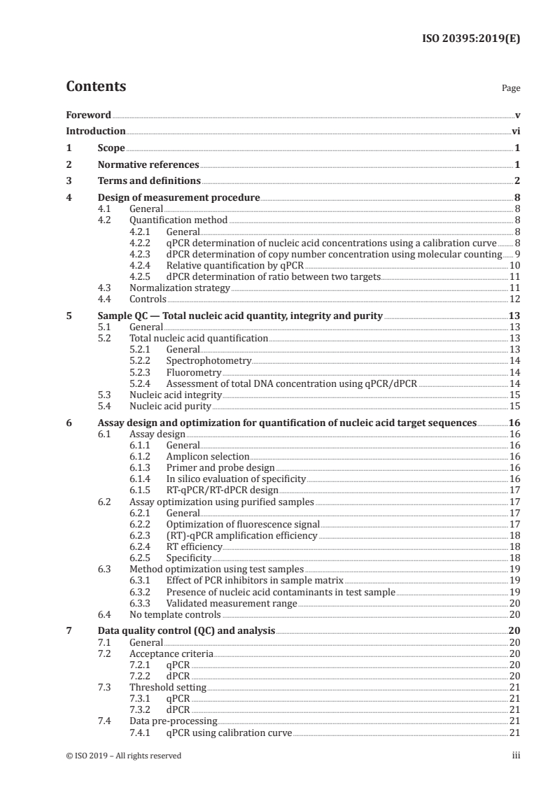 ISO 20395:2019 - Biotechnology — Requirements for evaluating the performance of quantification methods for nucleic acid target sequences — qPCR and dPCR
Released:8. 08. 2019