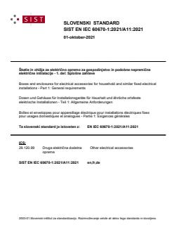 SIST EN IEC 60670-1:2021/A11:2021 - Page 1 preview