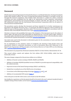 ISO 13216-3:2018 - Road vehicles — Anchorages in vehicles and attachments to anchorages for child restraint systems — Part 3: Classification of child restraint system and space in vehicle
Released:10/18/2018 - Page 4 preview