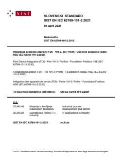 EN IEC 62769-101-2:2021 - Page 1 preview