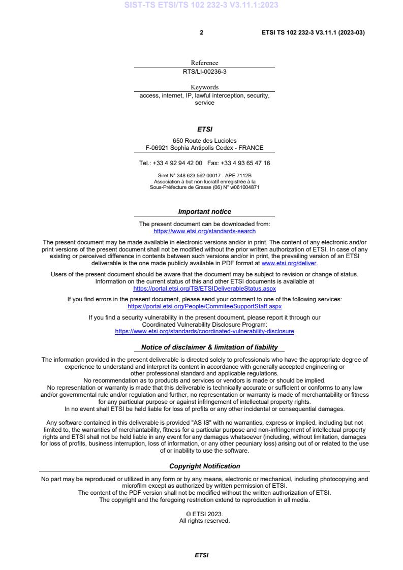 SIST-TS ETSI/TS 102 232-3 V3.11.1:2023 SIST-TS ETSI/TS 102 232-3 V3.11.1:2023 - BARVE - Page 4 preview