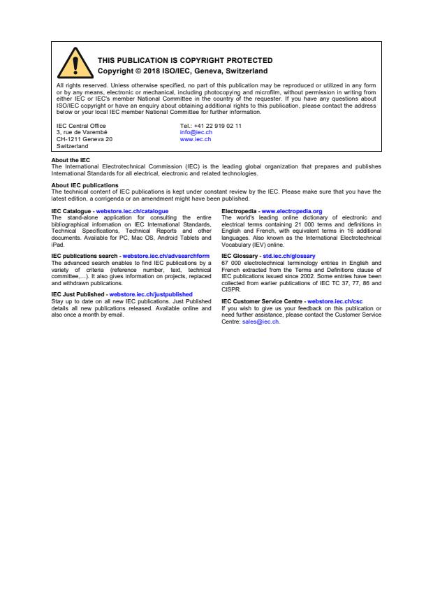 ISO/IEC 14763-4:2018 ISO/IEC 14763-4:2018 - Information technology -- Implementation and operation of customer premises cabling - Page 2 preview