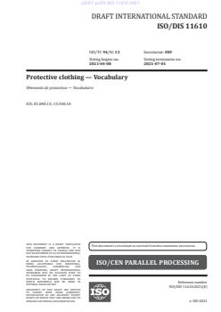 prEN ISO 11610:2021 - BARVE - Page 3 preview