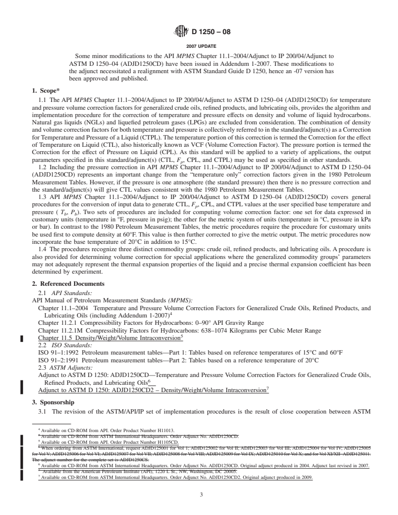 REDLINE ASTM D1250-08 - Standard Guide for Use of the Petroleum Measurement Tables