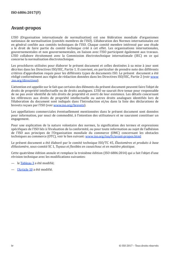 ISO 6806:2017 ISO 6806:2017 - Tuyaux et flexibles en caoutchouc pour bruleurs a fuel -- Spécifications - Page 4 preview