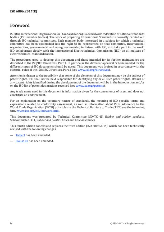 ISO 6806:2017 ISO 6806:2017 - Rubber hoses and hose assemblies for use in oil burners -- Specification - Page 4 preview