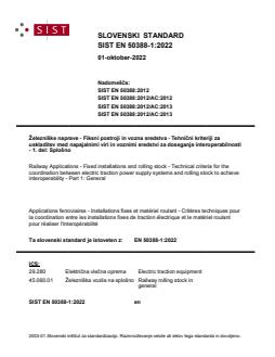 SIST EN 50388-1:2022 - BARVE - Page 1 preview