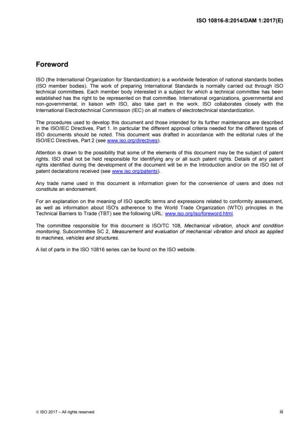 ISO 10816-8:2014/DAmd 1