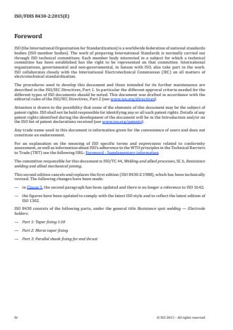 ISO 8430-2:2016 ISO 8430-2:2016 - Resistance spot welding -- Electrode holders - Page 4 preview
