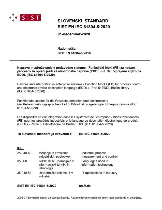 SIST EN IEC 61804-5:2020 - BARVE na PDF-str.: od str 32 do 41