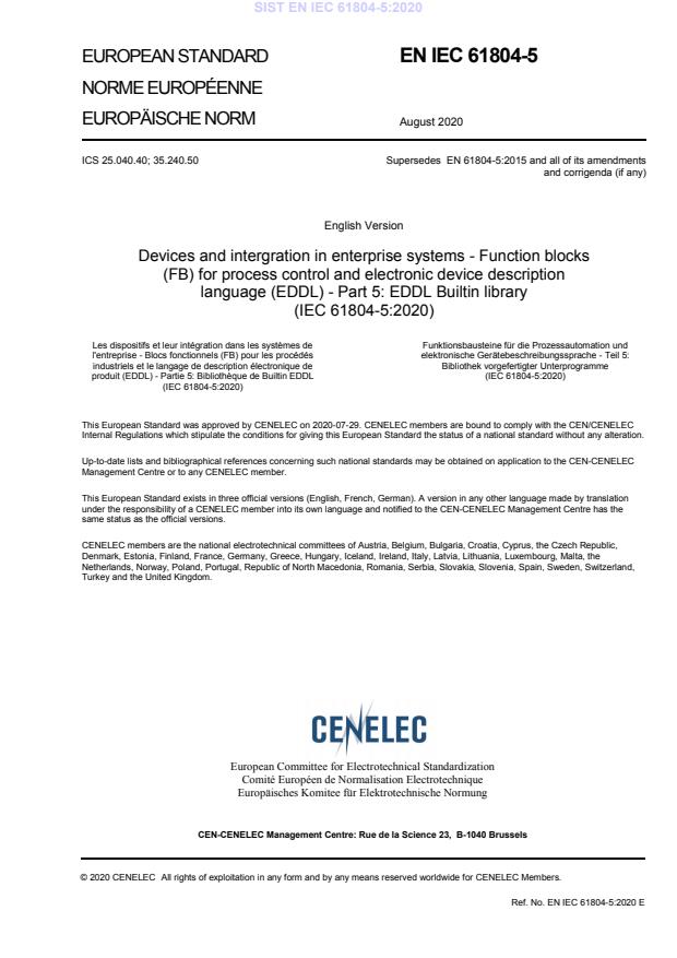 SIST EN IEC 61804-5:2020 - BARVE na PDF-str.: od str 32 do 41