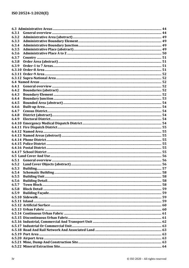 ISO 20524-1:2020 ISO 20524-1:2020 - Intelligent transport systems -- Geographic Data Files (GDF) GDF5.1 - Page 4 preview