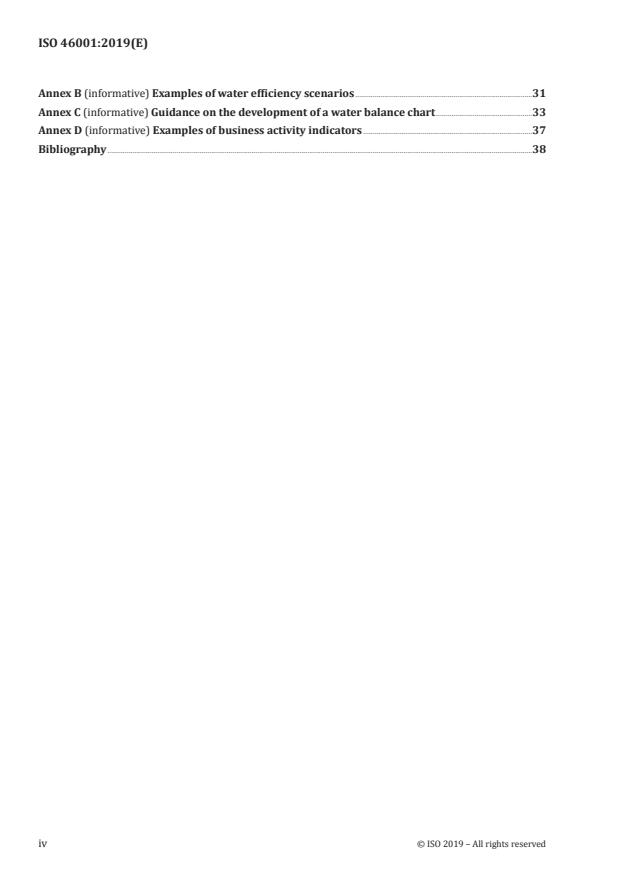 ISO 46001:2019 ISO 46001:2019 - Water efficiency management systems -- Requirements with guidance for use - Page 4 preview