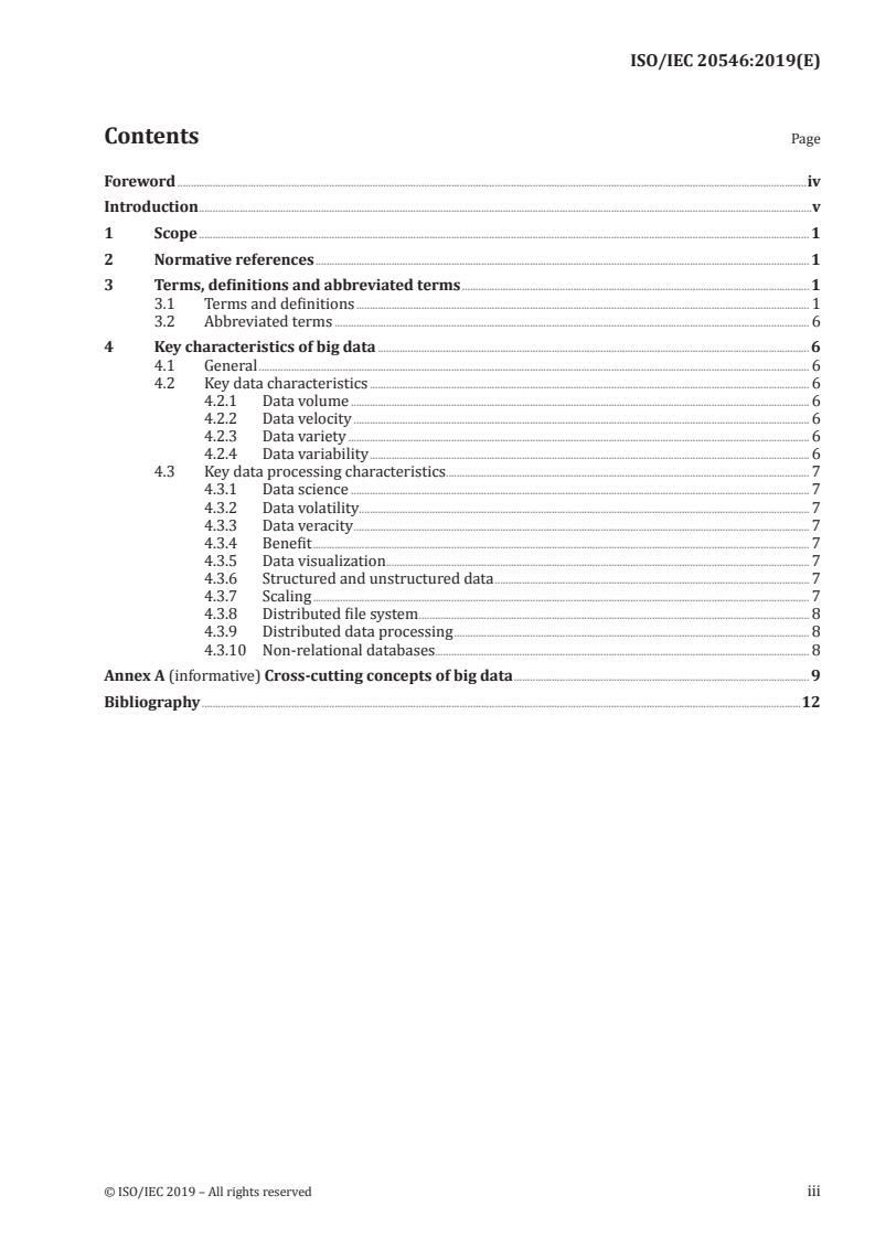 ISO/IEC 20546:2019 ISO/IEC 20546:2019 - Information technology — Big data — Overview and vocabulary
Released:2/28/2019