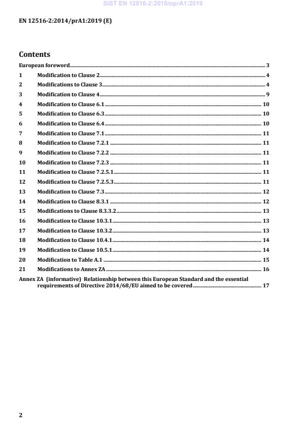 EN 12516-2:2014/FprA1 EN 12516-2:2015/oprA1:2019 - Page 4 preview