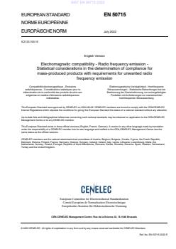 EN 50715:2022 - Page 3 preview