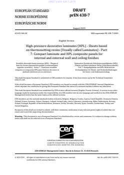 prEN 438-7 prEN 438-7:2019 - Page 3 preview
