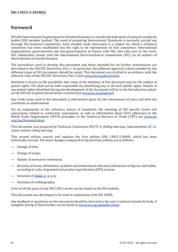 ISO 13012-2:2018 ISO 13012-2:2018 - Rolling bearings -- Accessories for sleeve type linear ball bearings - Page 4 preview