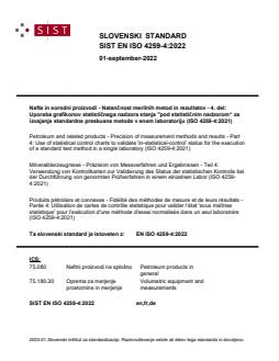 EN ISO 4259-4:2022 - Page 1 preview