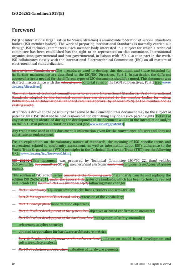 ISO 26262-1:2018 REDLINE ISO 26262-1:2018 - Road vehicles -- Functional safety - Page 4 preview
