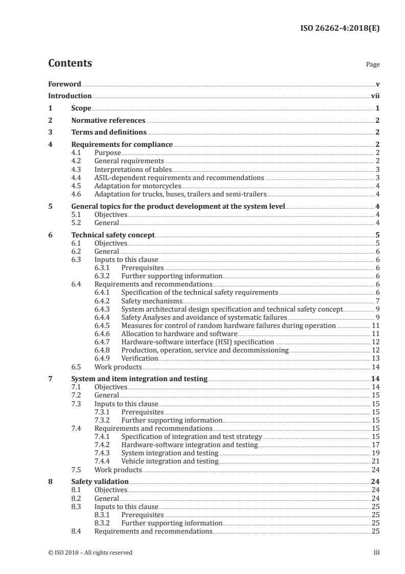 ISO 26262-4:2018 ISO 26262-4:2018 - Road vehicles — Functional safety — Part 4: Product development at the system level
Released:12/17/2018