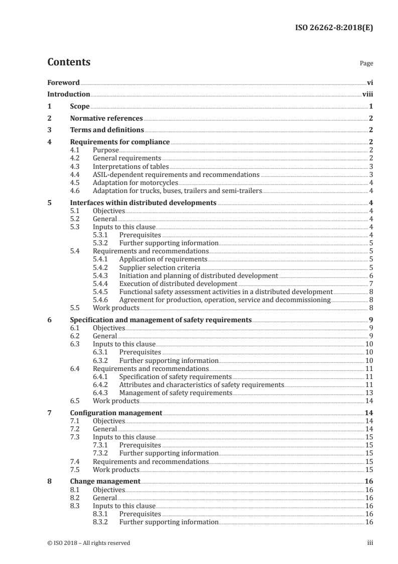 ISO 26262-8:2018 - Road vehicles — Functional safety — Part 8: Supporting processes
Released:12/17/2018