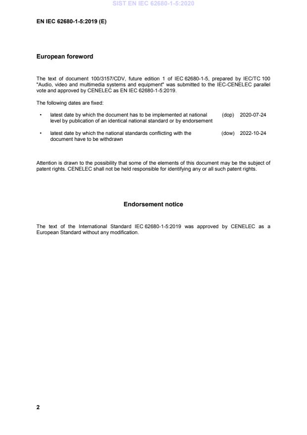 SIST EN IEC 62680-1-5:2020 SIST EN IEC 62680-1-5:2020 - BARVE - Page 4 preview