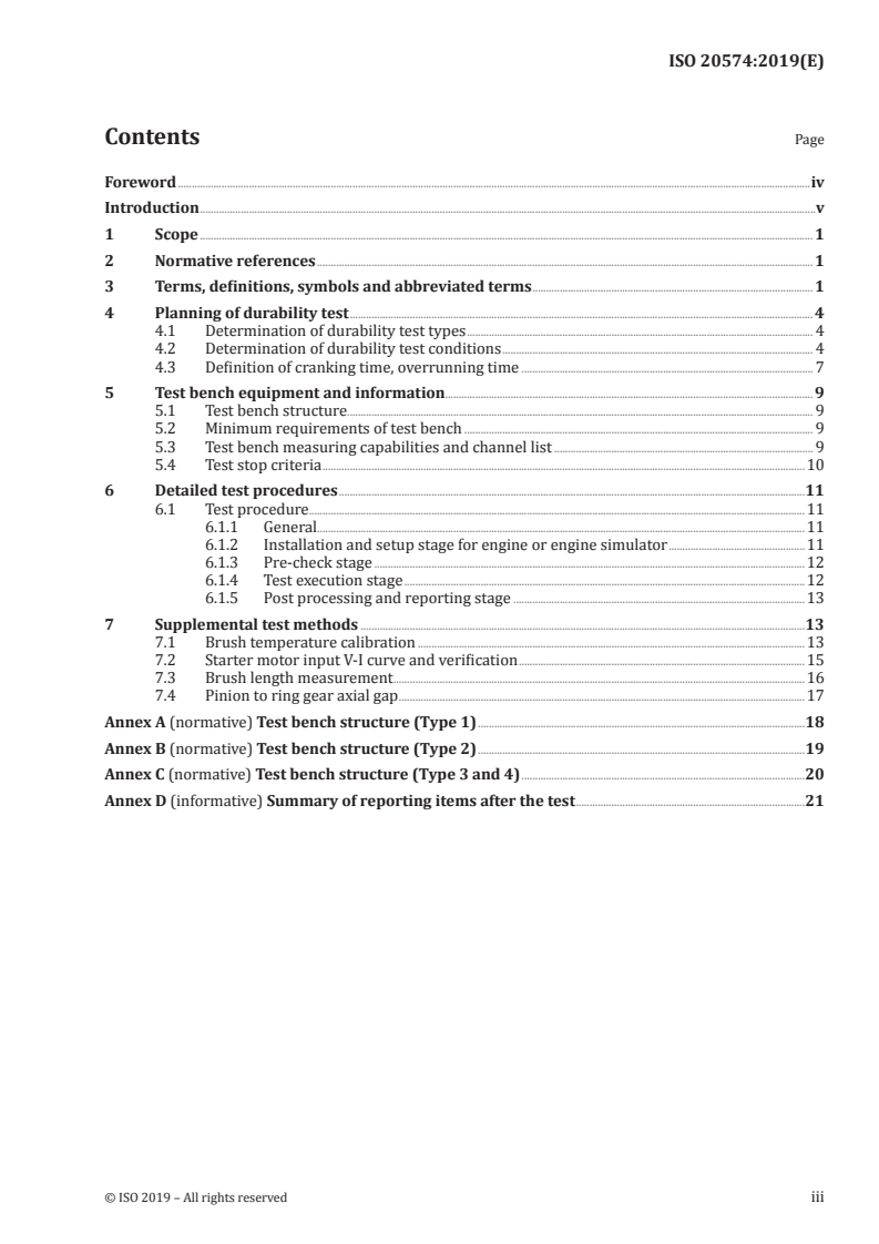 ISO 20574:2019 - Road vehicles — Durability test method for starter motor for stop and start system
Released:4/24/2019