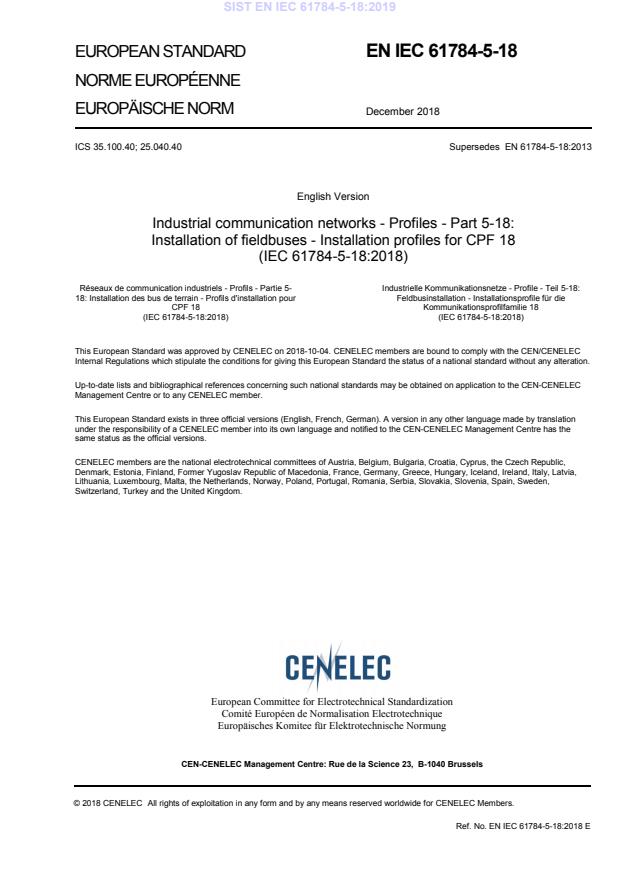 EN IEC 61784-5-18:2019 - BARVE