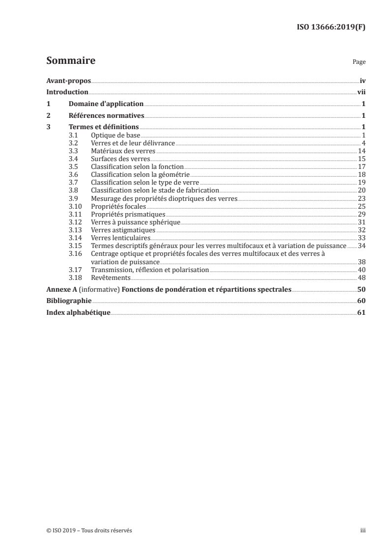 ISO 13666:2019 - Optique ophtalmique — Verres de lunettes — Vocabulaire
Released:2/15/2019