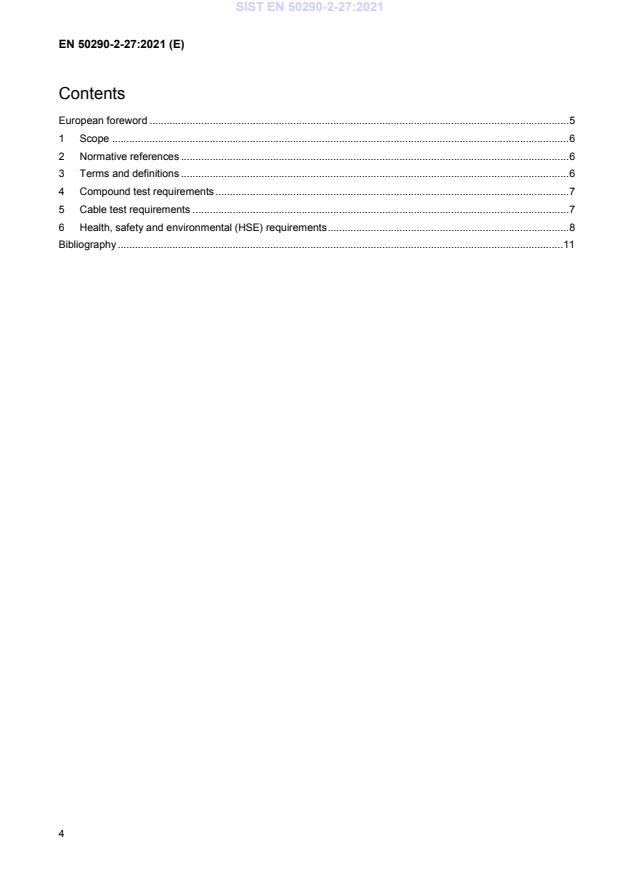 EN 50290-2-27:2021 EN 50290-2-27:2021 - Page 4 preview