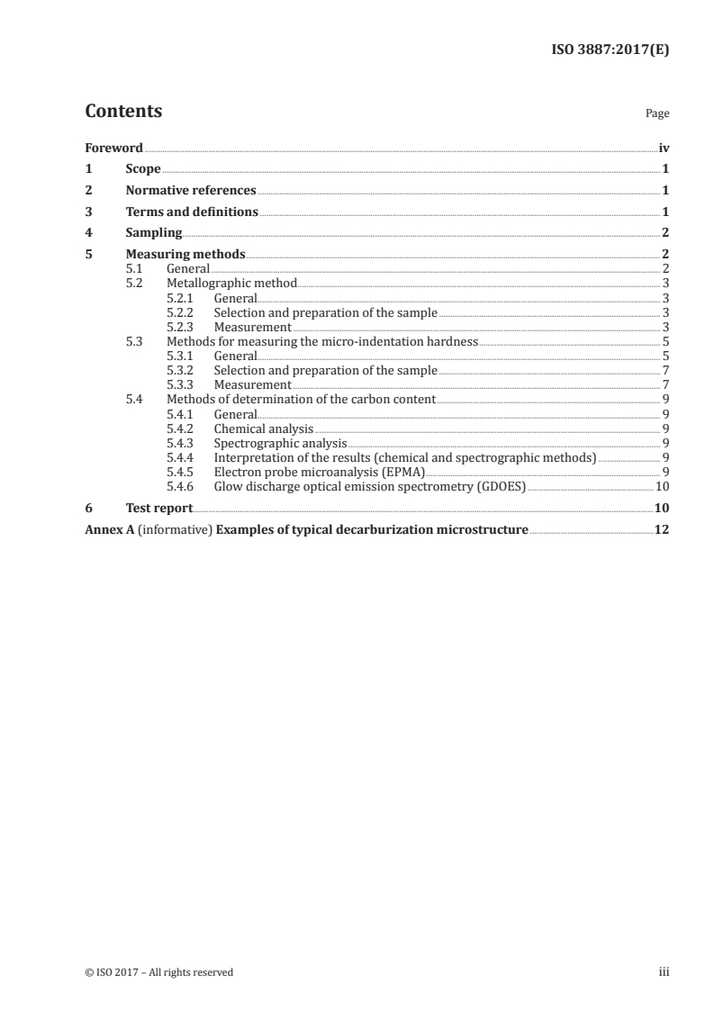 ISO 3887:2017 - Steels — Determination of the depth of decarburization
Released:11/17/2017