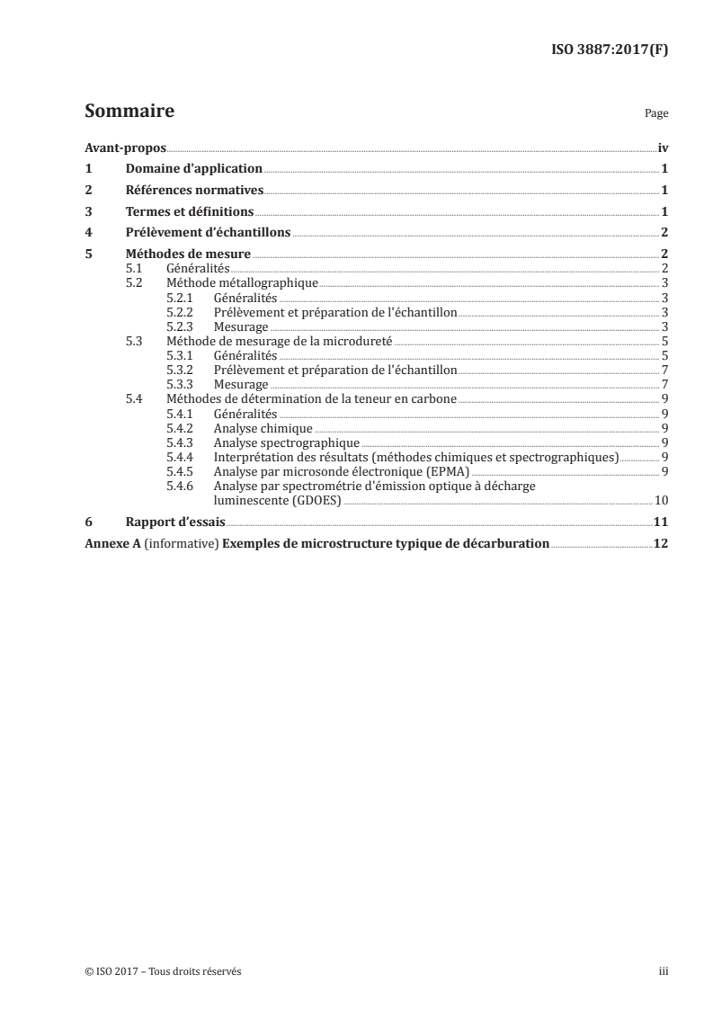 ISO 3887:2017 - Aciers — Détermination de la profondeur de décarburation
Released:11/17/2017