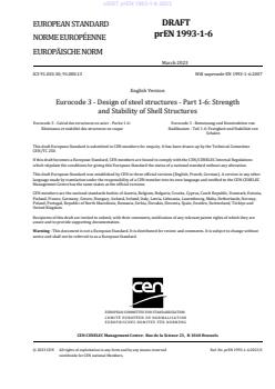 EN 1993-1-6:2025 prEN 1993-1-6:2023 - Page 3 preview