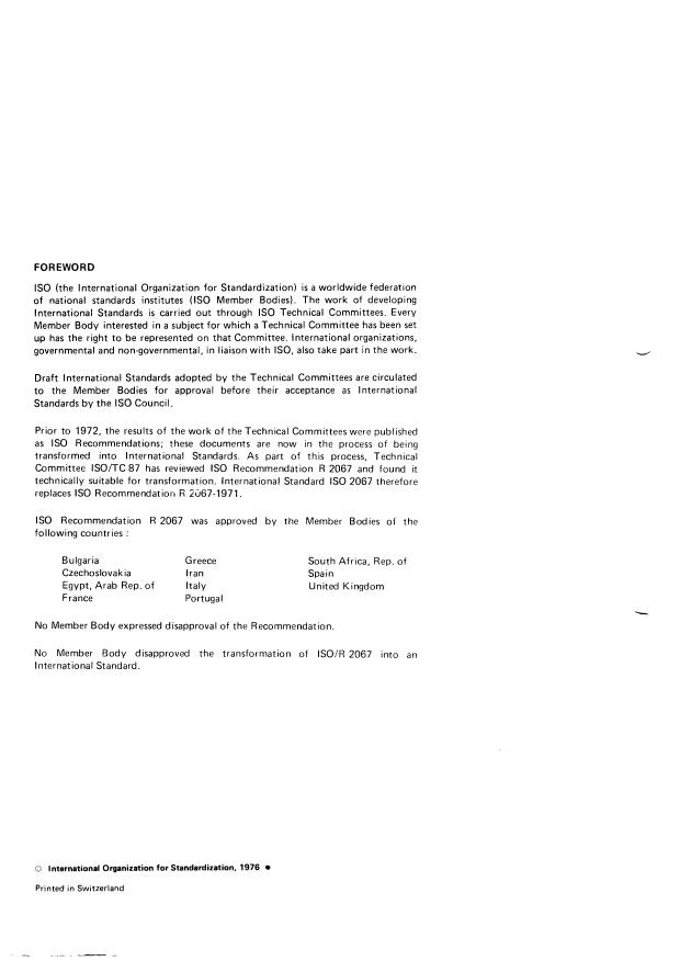 ISO 2067:1976 ISO 2067:1976 - Granulated cork -- Sampling - Page 2 preview