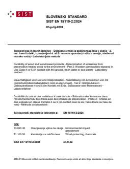 SIST EN 15119-2:2024 - Page 1 preview
