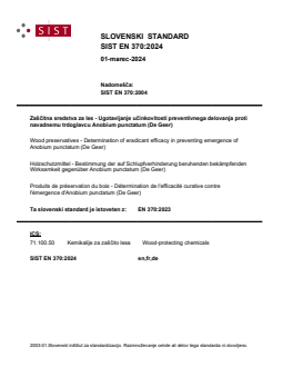 SIST EN 370:2024 - Page 1 preview