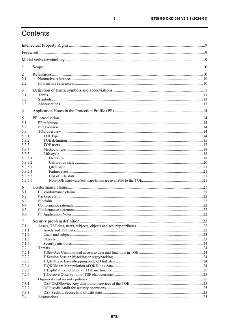 ETSI GS QKD 016 V2.1.1 (2024-01) ETSI GS QKD 016 V2.1.1 (2024-01) - <empty>