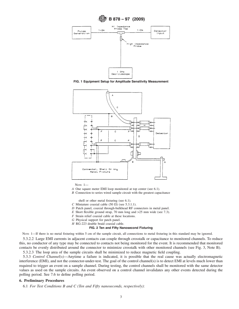 REDLINE ASTM B878-97(2009) - Standard Test Method for Nanosecond Event Detection for Electrical Contacts and Connectors